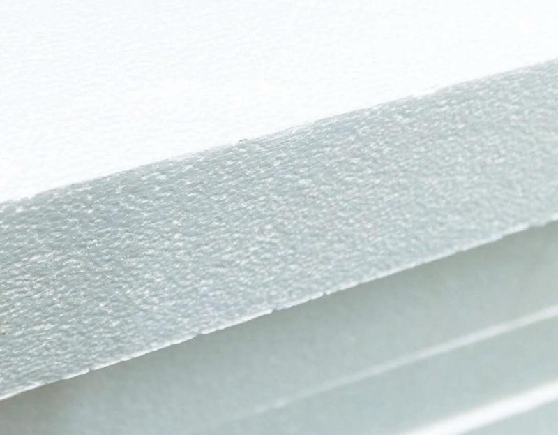 Isolation exterieure PSE polystyrene expanse blanc ITE